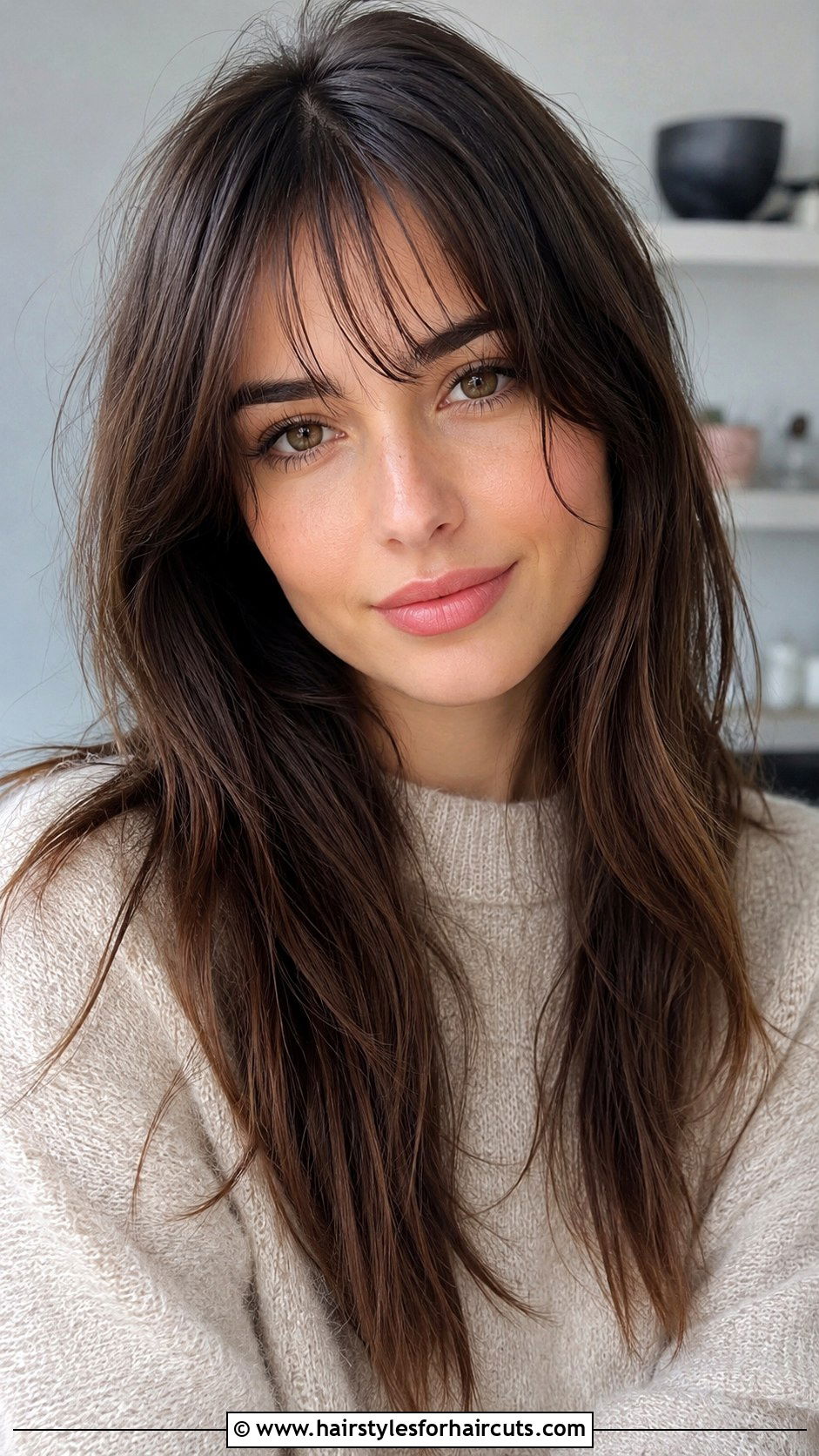 Long Thick Hair With Wispy Bangs - 25 best hairstyles for long thick hair - 25 best hairstyles for long thick hair