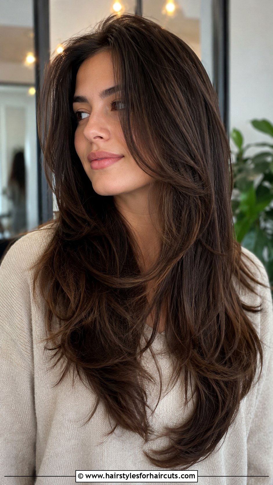 Long Thick Layered Haircut - 25 haircuts largo - 25 haircuts largo
