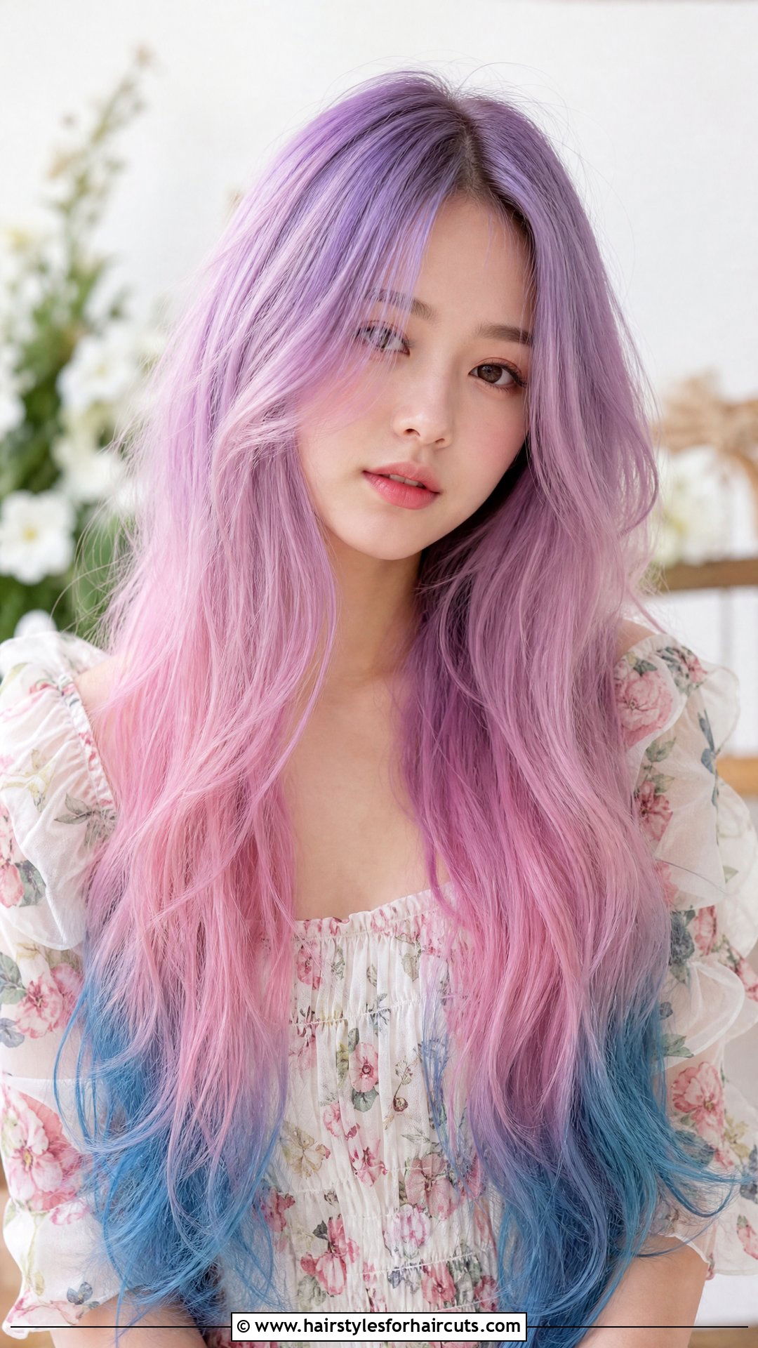Long Unicorn Layers - 25 unicorn haircuts - 25 unicorn haircuts