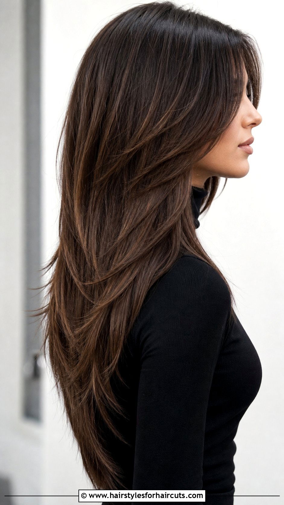 Long V Cut Layered Haircut - 25 long layered haircuts for women - 25 long layered haircuts for women