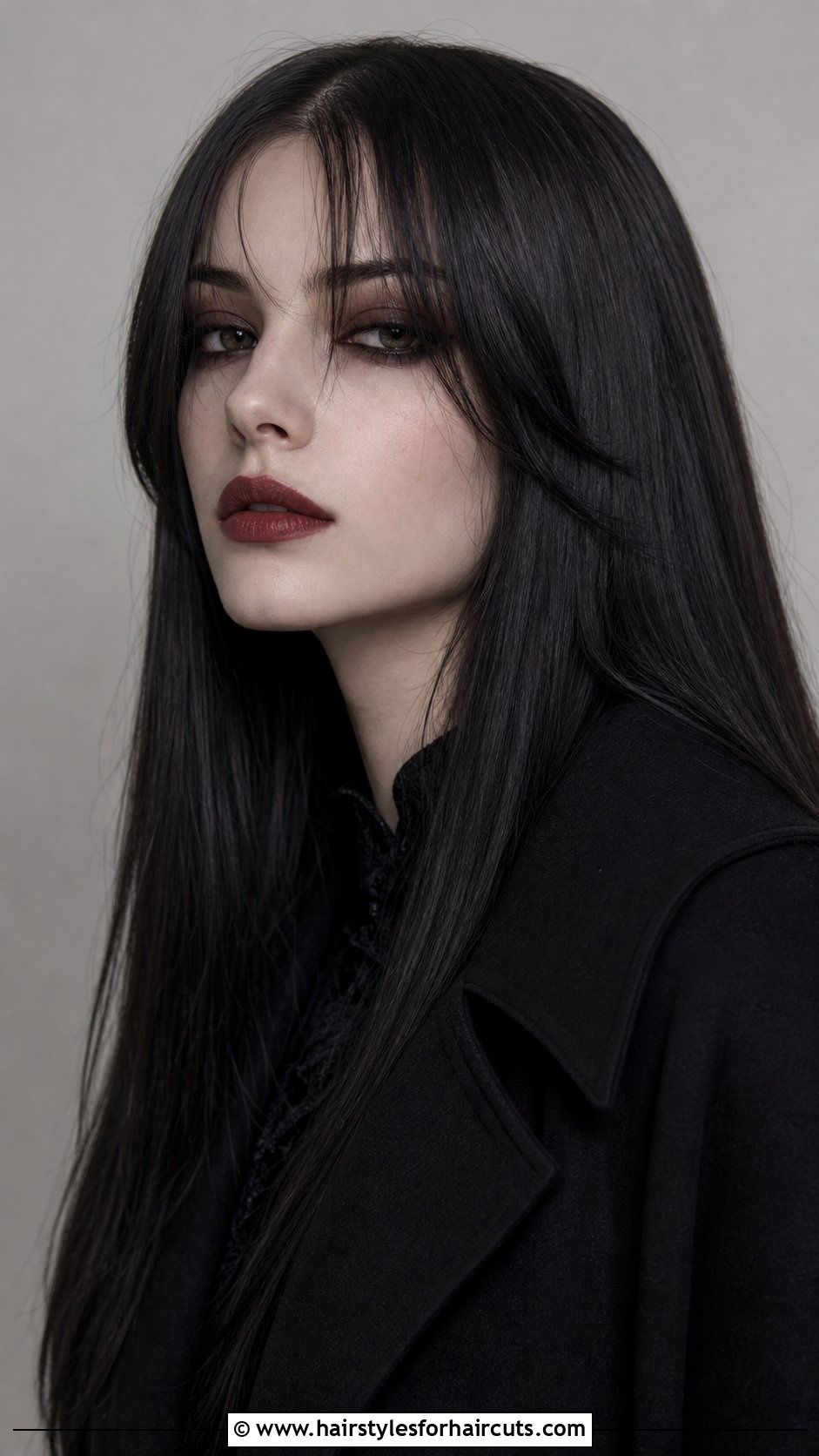 Long Vampire Hair With Curtain Bangs - 25 long hair vampire hairstyles - 25 long hair vampire hairstyles