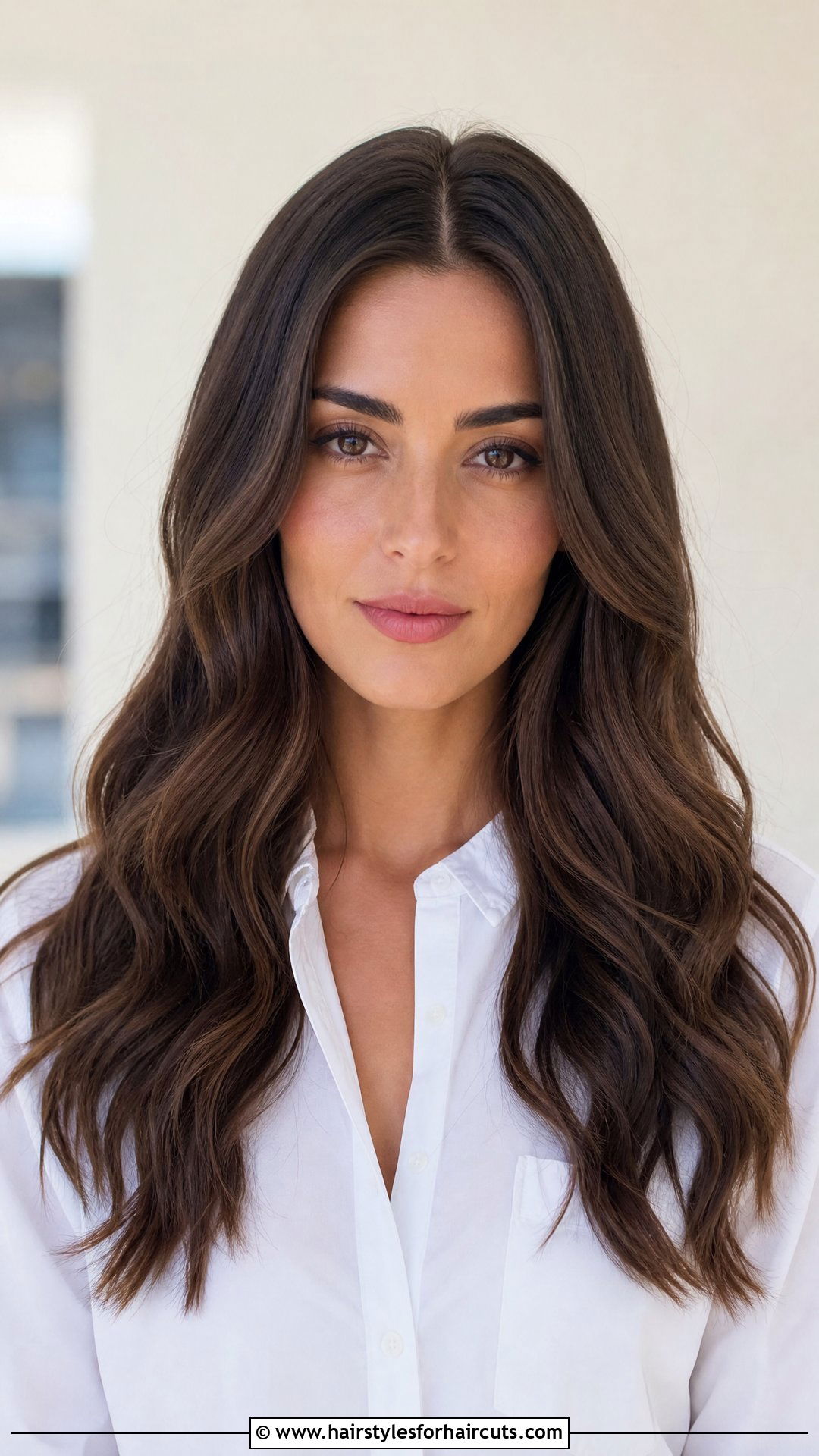 Long Wavy Hair With Middle Part - 25 haircuts ideas for long wavy hair - 25 haircuts ideas for long wavy hair