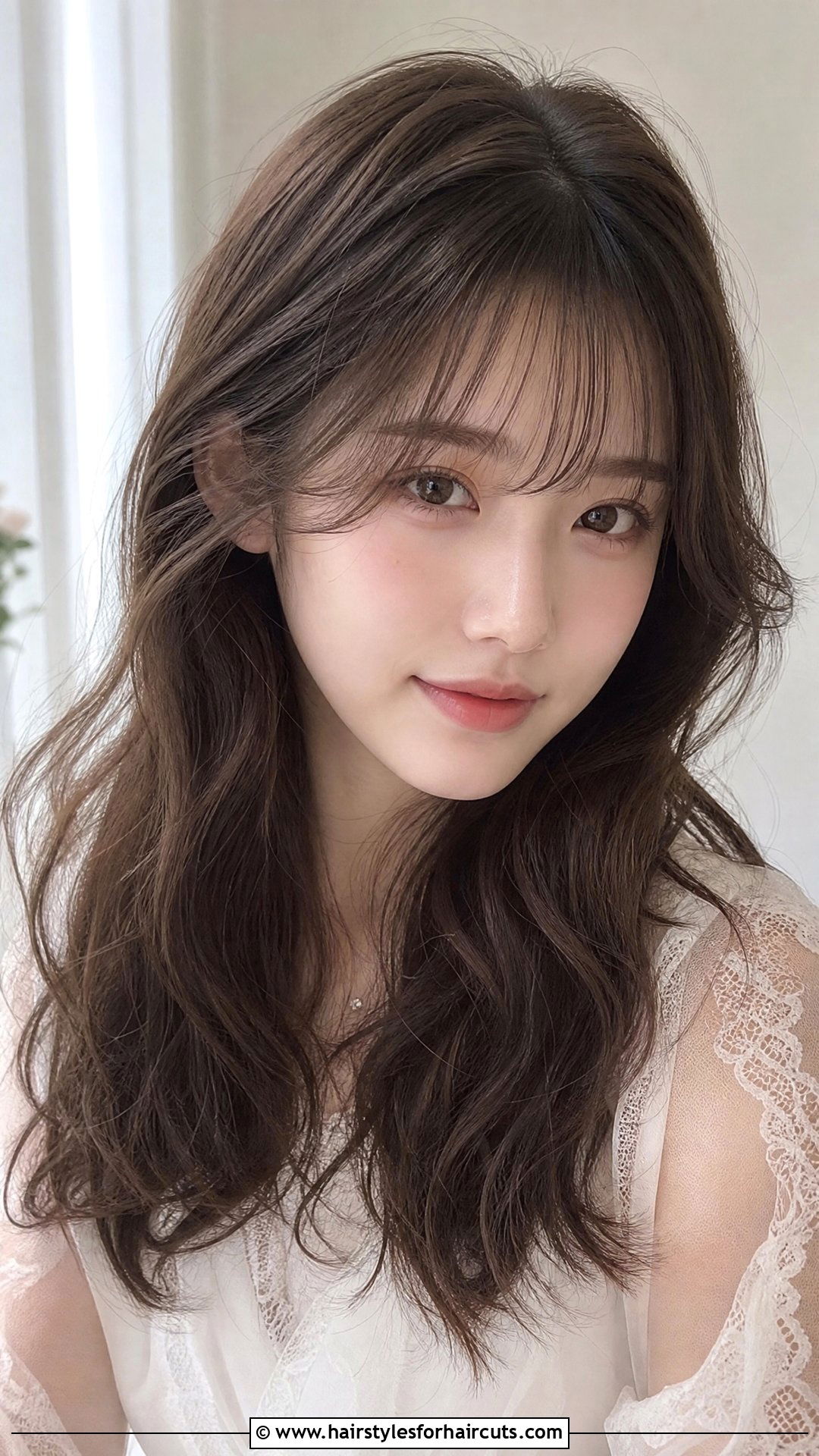 Long Wavy Hair With Wispy Bangs - 25 wavy haircuts for long hair - 25 wavy haircuts for long hair
