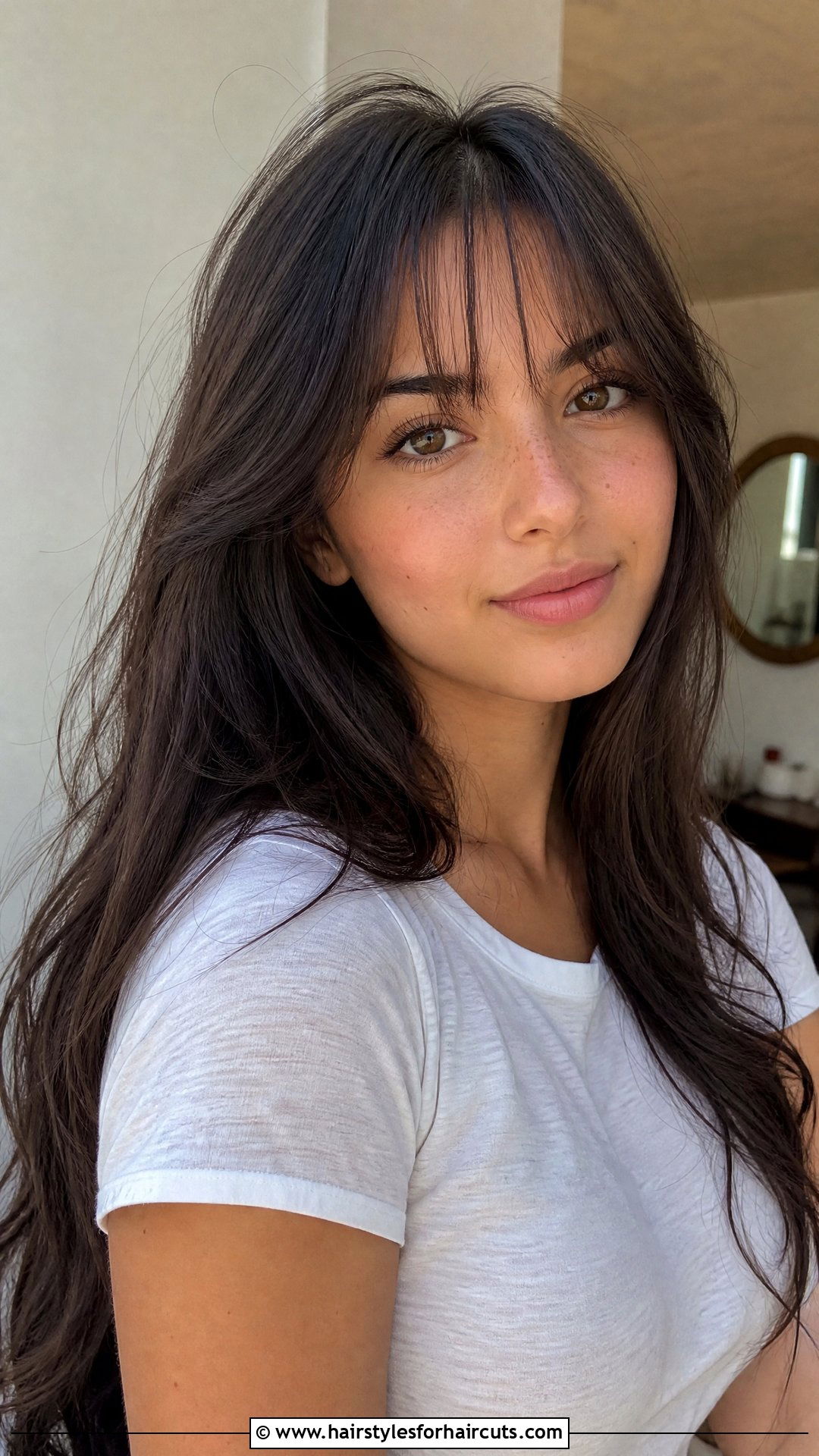Long Wavy Hair With Wispy Bangs - 25 haircuts ideas for long wavy hair - 25 haircuts ideas for long wavy hair