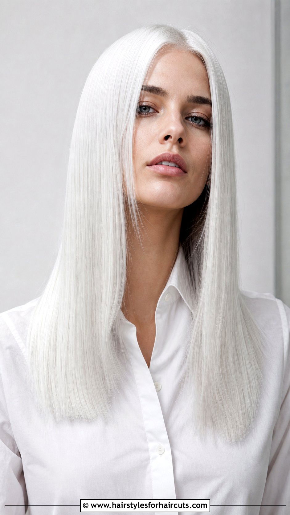 Long White Straight Hair - 25 long white hairstyles - 25 long white hairstyles