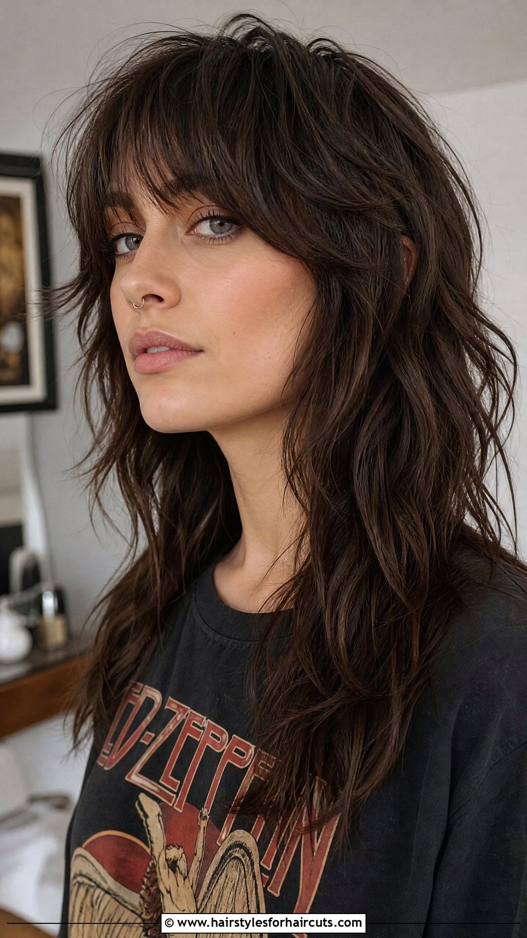 Long Wolf Cut Layered Hair - 25 layer cut hairstyles for long hair - 25 layer cut hairstyles for long hair
