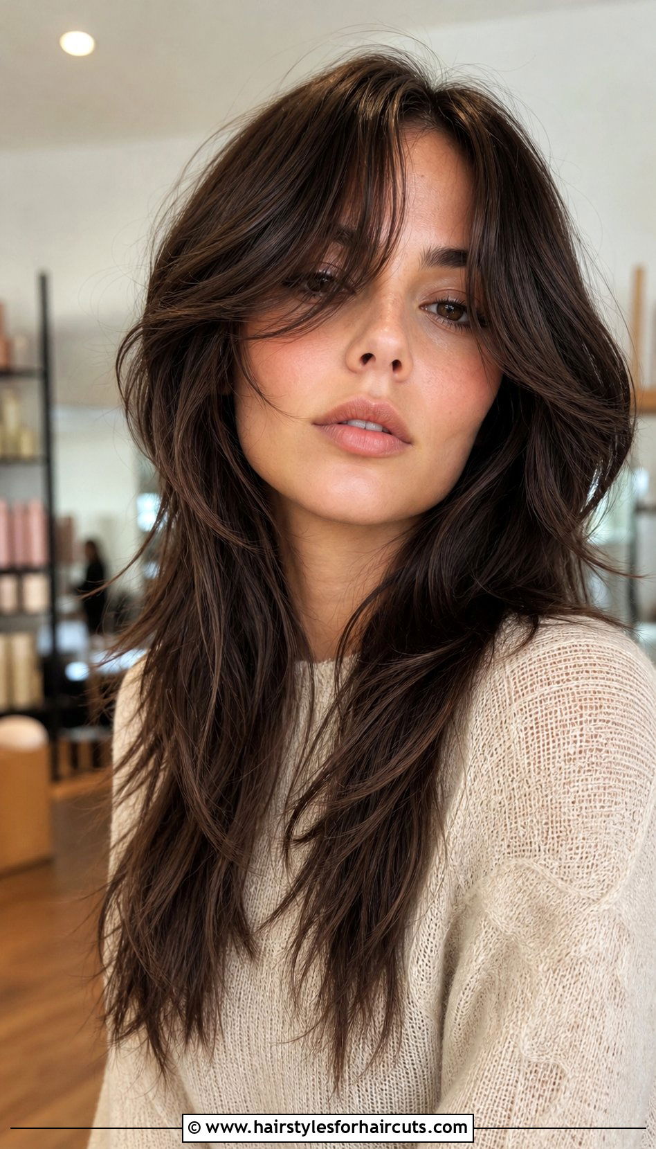 Long Wolf Cut With Curtain Bangs - 25 wolf haircuts long hair - 25 wolf haircuts long hair