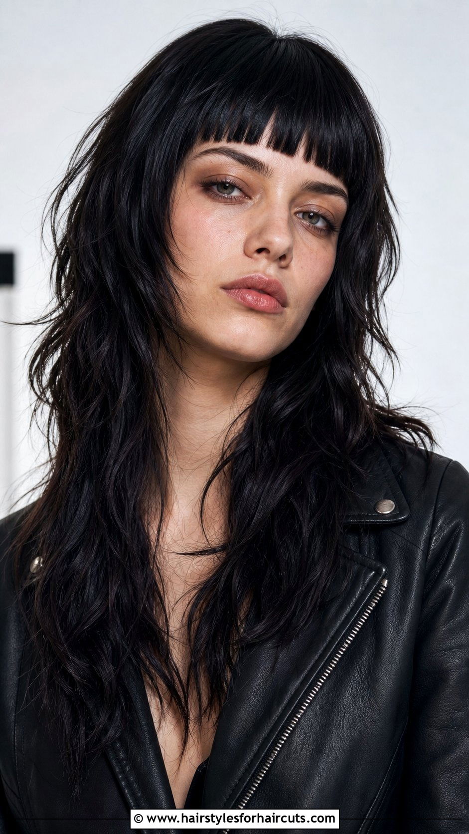 Long Wolf Haircut With Blunt Bangs - 25 wolf haircuts with bangs - 25 wolf haircuts with bangs