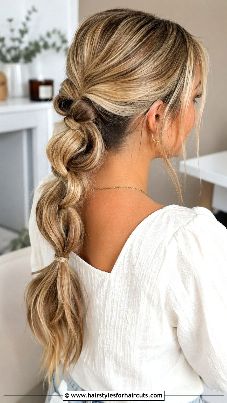 Loop Braid Ponytail For Straight Hair - 25 cute hairstyles for straight hair - 25 cute hairstyles for straight hair
