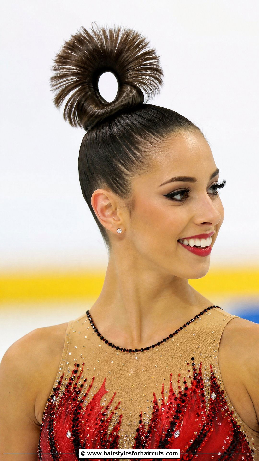 Looping Ballet Bun - 25 ballet hairstyles for long hair - 25 ballet hairstyles for long hair