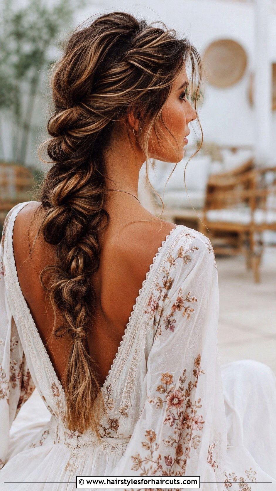 Loose Bohemian Braid - 25 engagement hairstyles for long hair - 25 engagement hairstyles for long hair