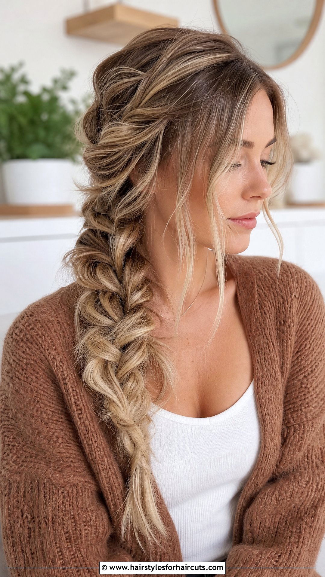 Loose Boho Braid For Medium Hair - 25 holiday hairstyles for medium length hair - 25 holiday hairstyles for medium length hair