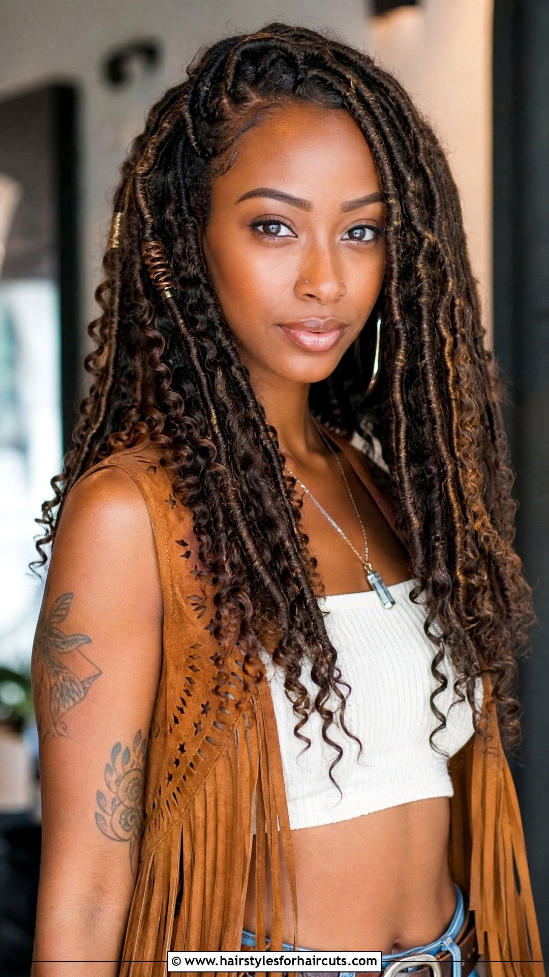 Loose Crochet Bohemian Locs - 25 loose crochet hairstyles - 25 loose crochet hairstyles