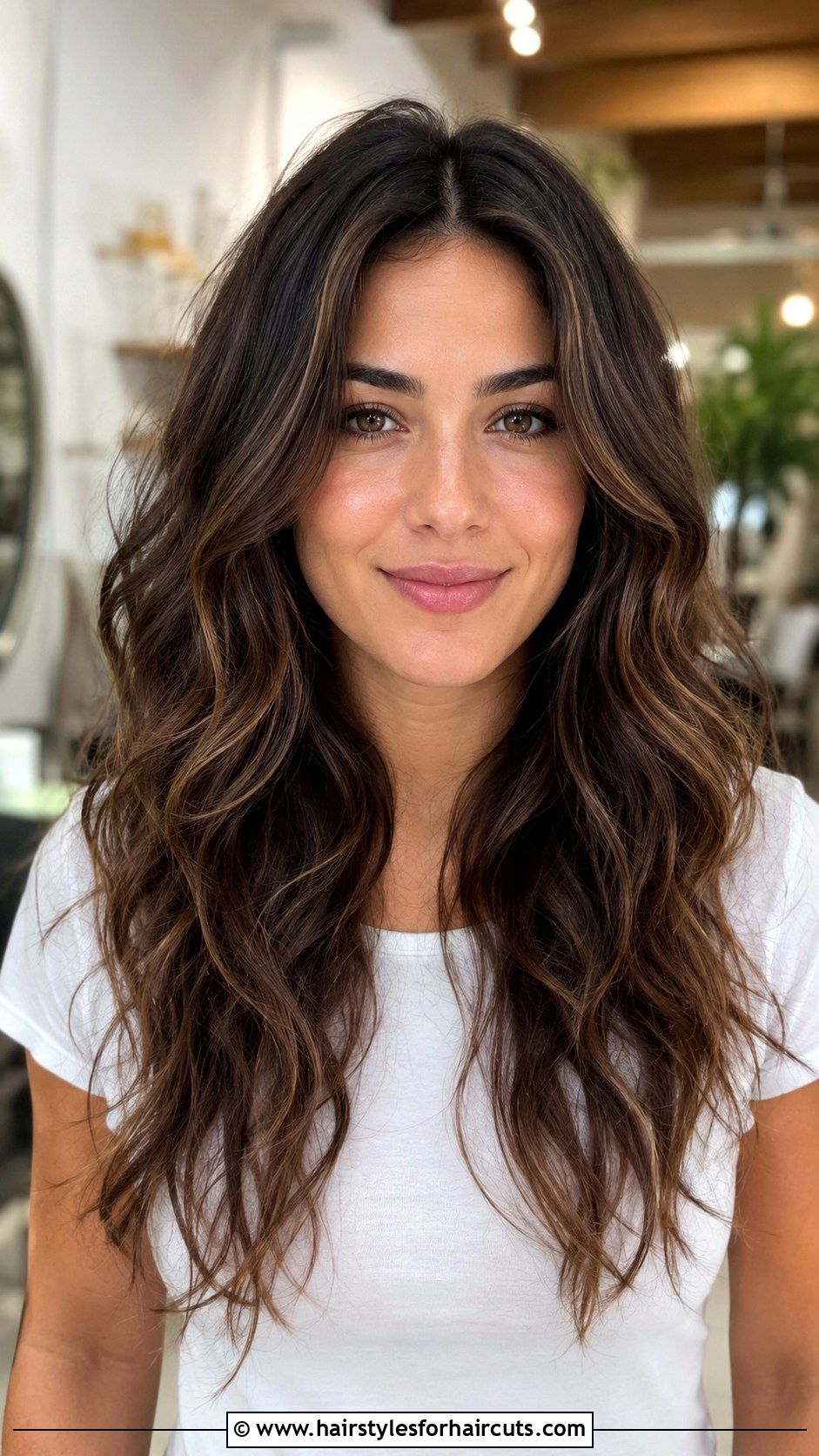 Loose Curls Middle Part - 25 loose curls hairstyles - 25 loose curls hairstyles