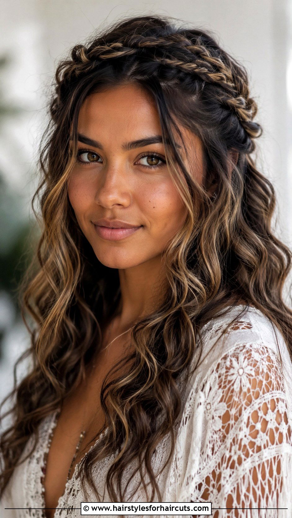 Loose Curls With Braids - 25 loose curls hairstyles - 25 loose curls hairstyles