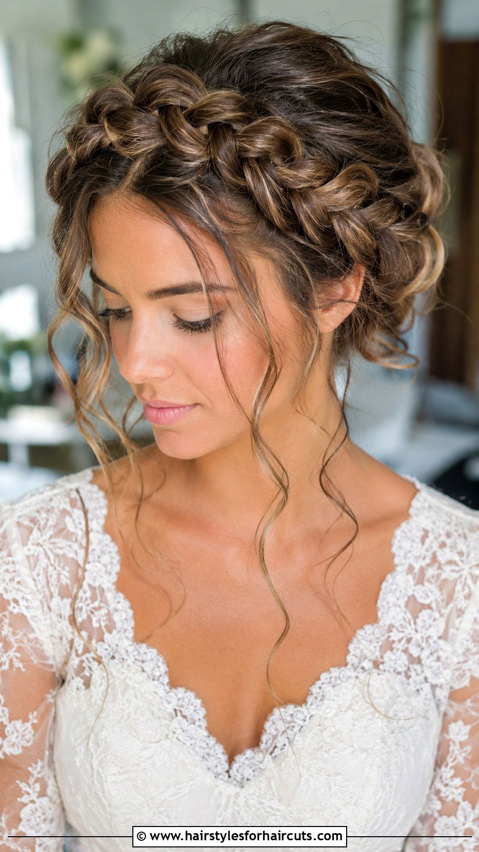 Loose Curly Fishtail Braid - 25 cute hairstyles for loose curly hair - 25 cute hairstyles for loose curly hair