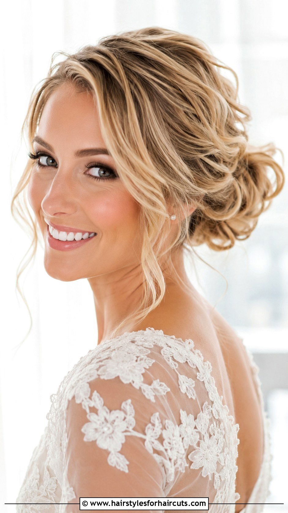 Loose Curly Updo With Tendrils - 25 graduation hairstyles for curly hair - 25 graduation hairstyles for curly hair