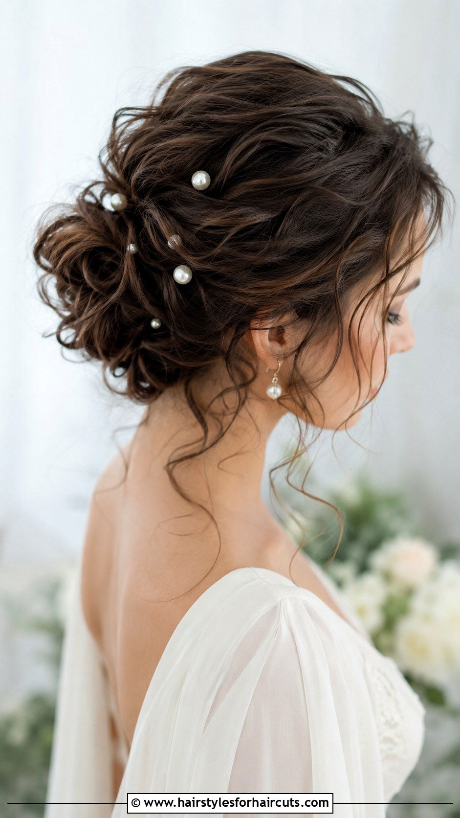 Loose Curly Wedding Updo - 25 curly hair wedding hairstyles - 25 curly hair wedding hairstyles