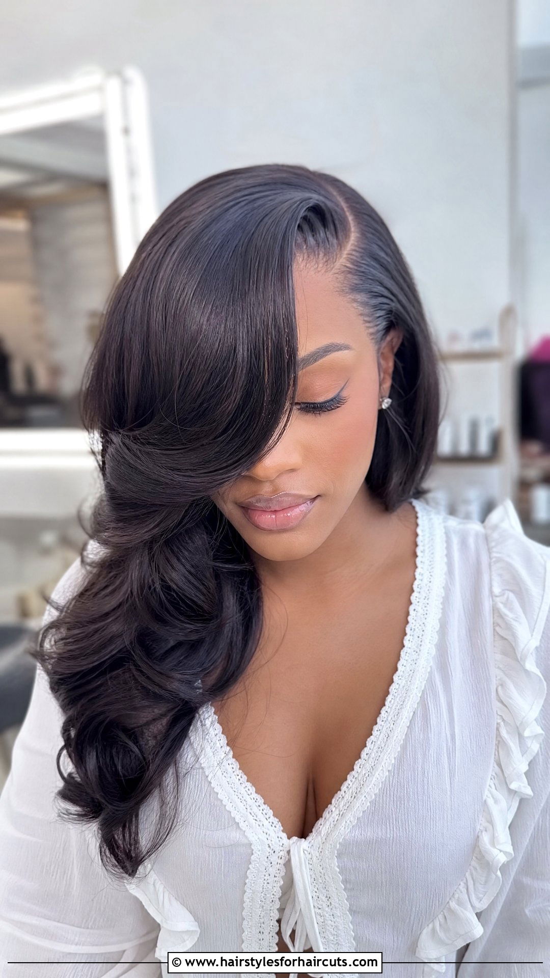 Loose Deep Part Wig Install - 25 wig install hairstyles - 25 wig install hairstyles