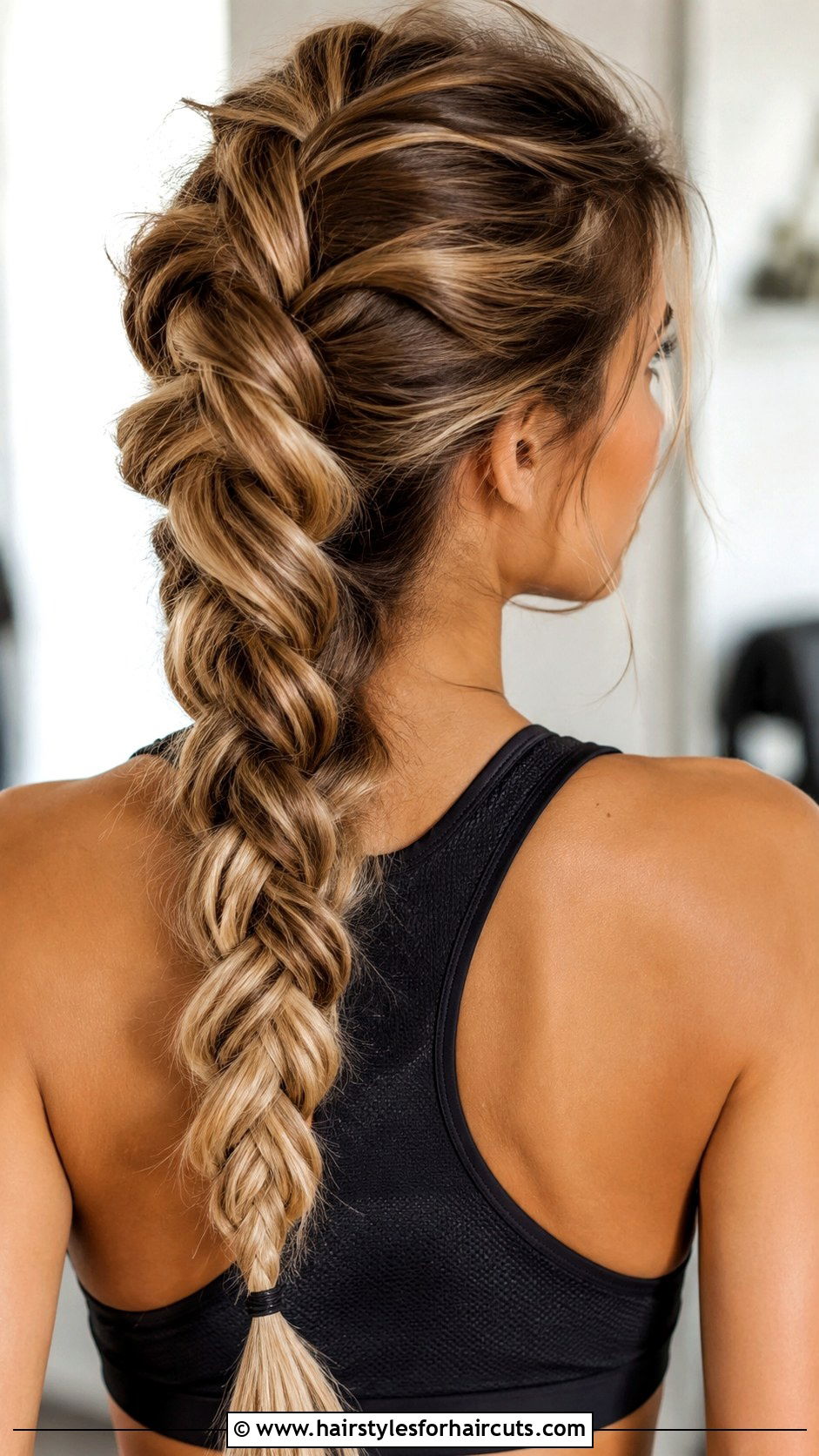 Loose Fishtail Braid - 25 hairstyles that dont pull hair - 25 hairstyles that don't pull hair