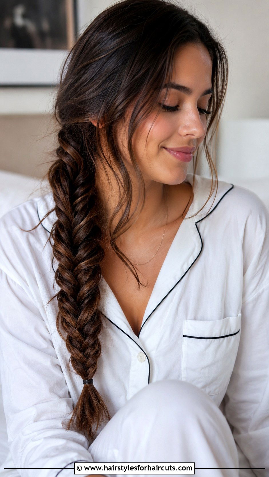 Loose Fishtail Braid - 25 hairstyles to make your hair grow overnight - 25 hairstyles to make your hair grow overnight
