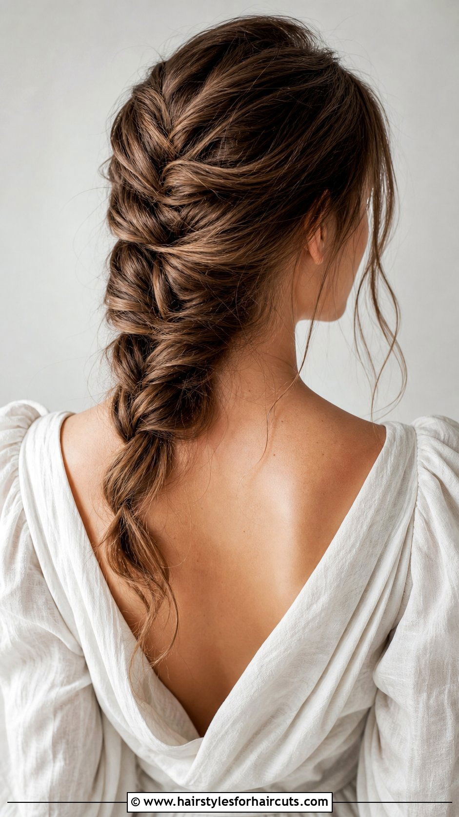 Loose French Braid - 25 hairstyles for maternity shoot - 25 hairstyles for maternity shoot