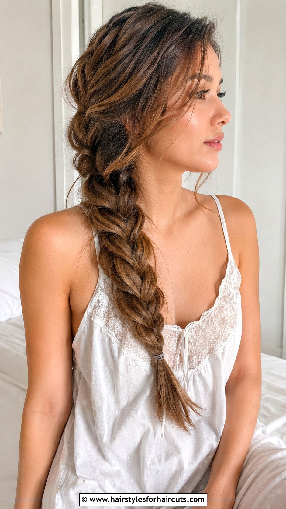 Loose French Braid For Curly Hair - 25 bedtime hairstyles for curly hair - 25 bedtime hairstyles for curly hair