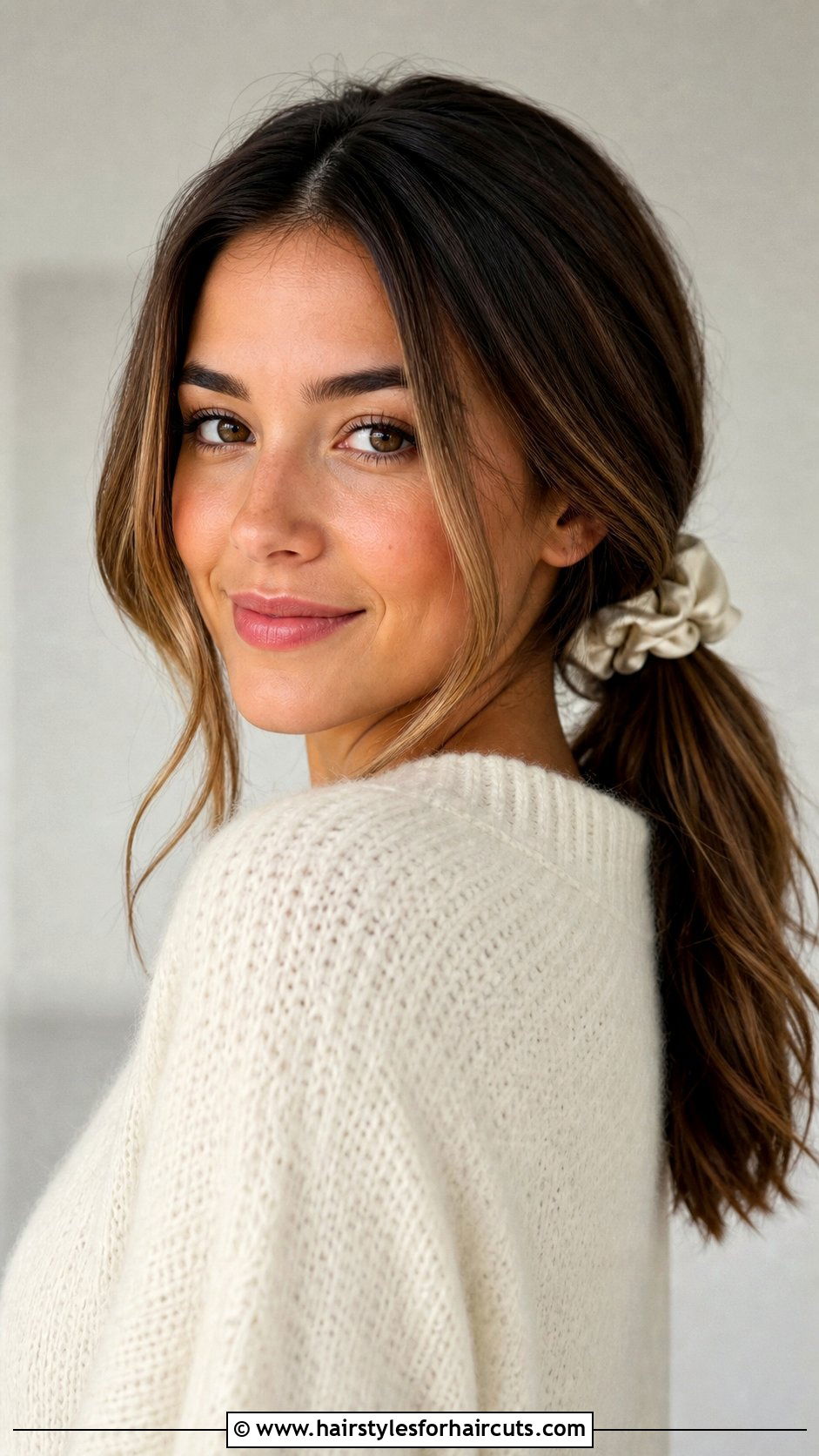 Loose Low Ponytail - 25 hairstyles that dont damage hair - 25 hairstyles that don't damage hair