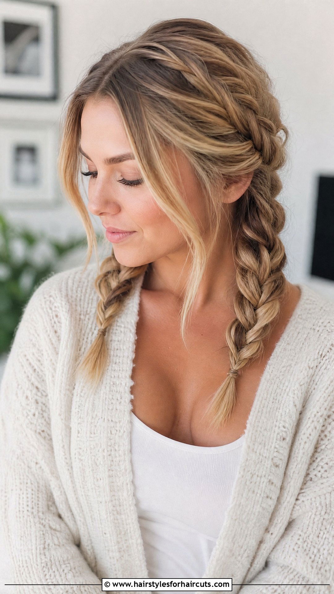 Loose Nordic Side Braids - 25 viking hairstyles for thin hair female - 25 viking hairstyles for thin hair female