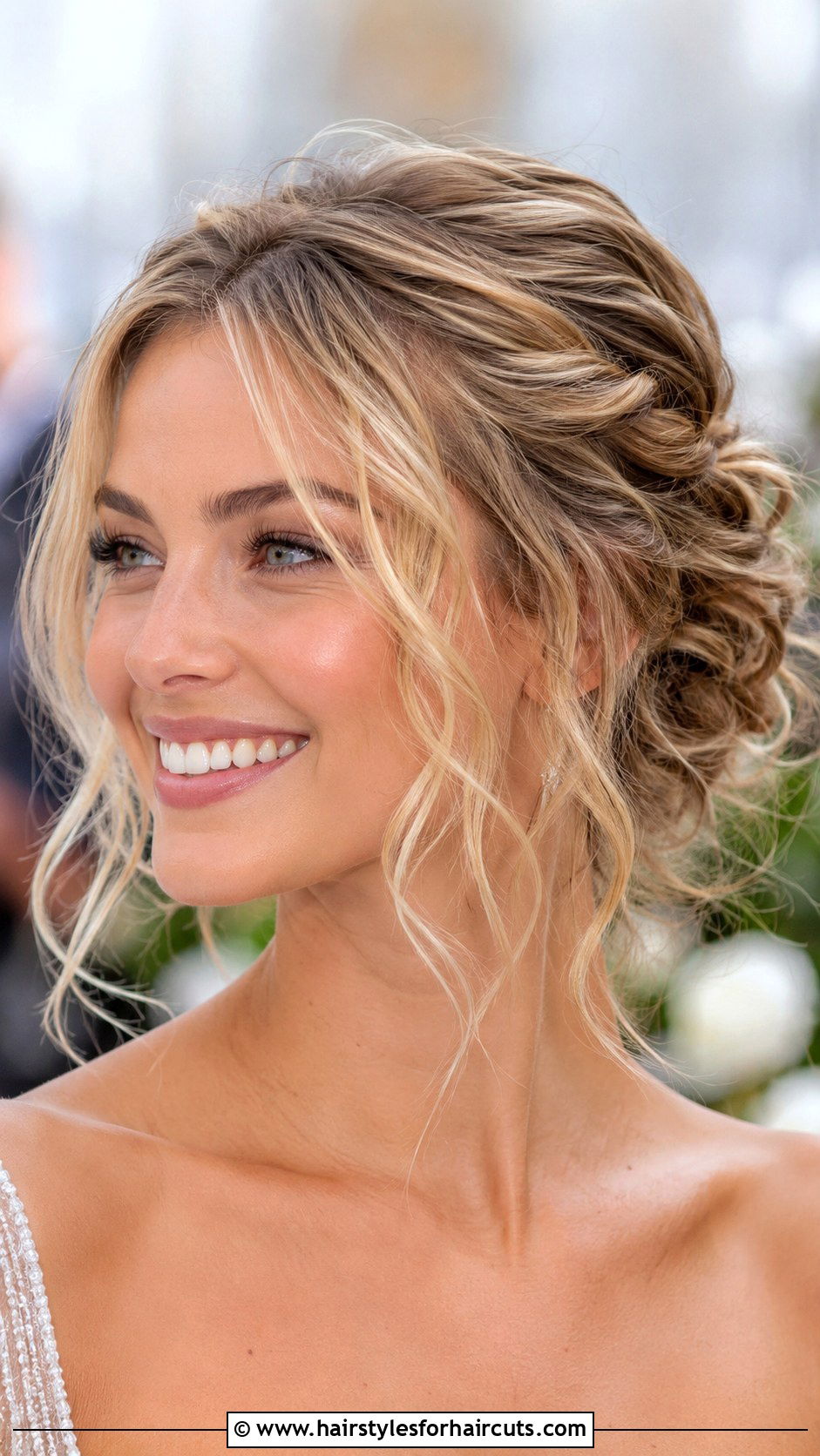 Loose Romantic Updo With Face Framing Strands - 25 long hair princess hairstyles - 25 long hair princess hairstyles