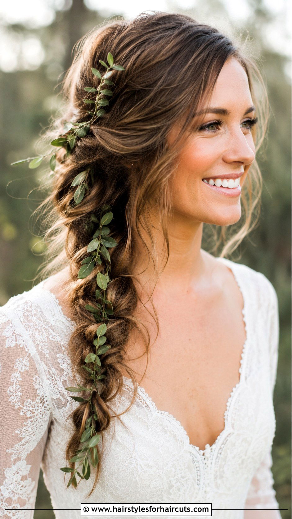 Loose Side Braid - 25 hair to the side wedding hairstyles - 25 hair to the side wedding hairstyles