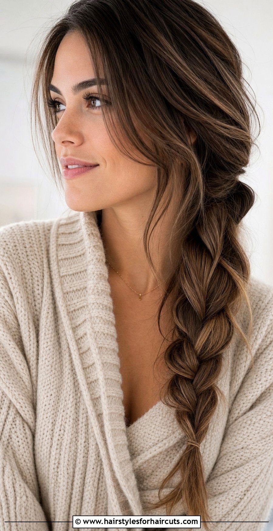 Loose Side Braid - 25 hairstyles for a night out - 25 hairstyles for a night out