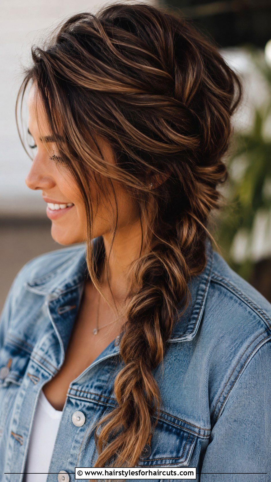 Loose Side Braid - 25 indian long hairstyles - 25 indian long hairstyles