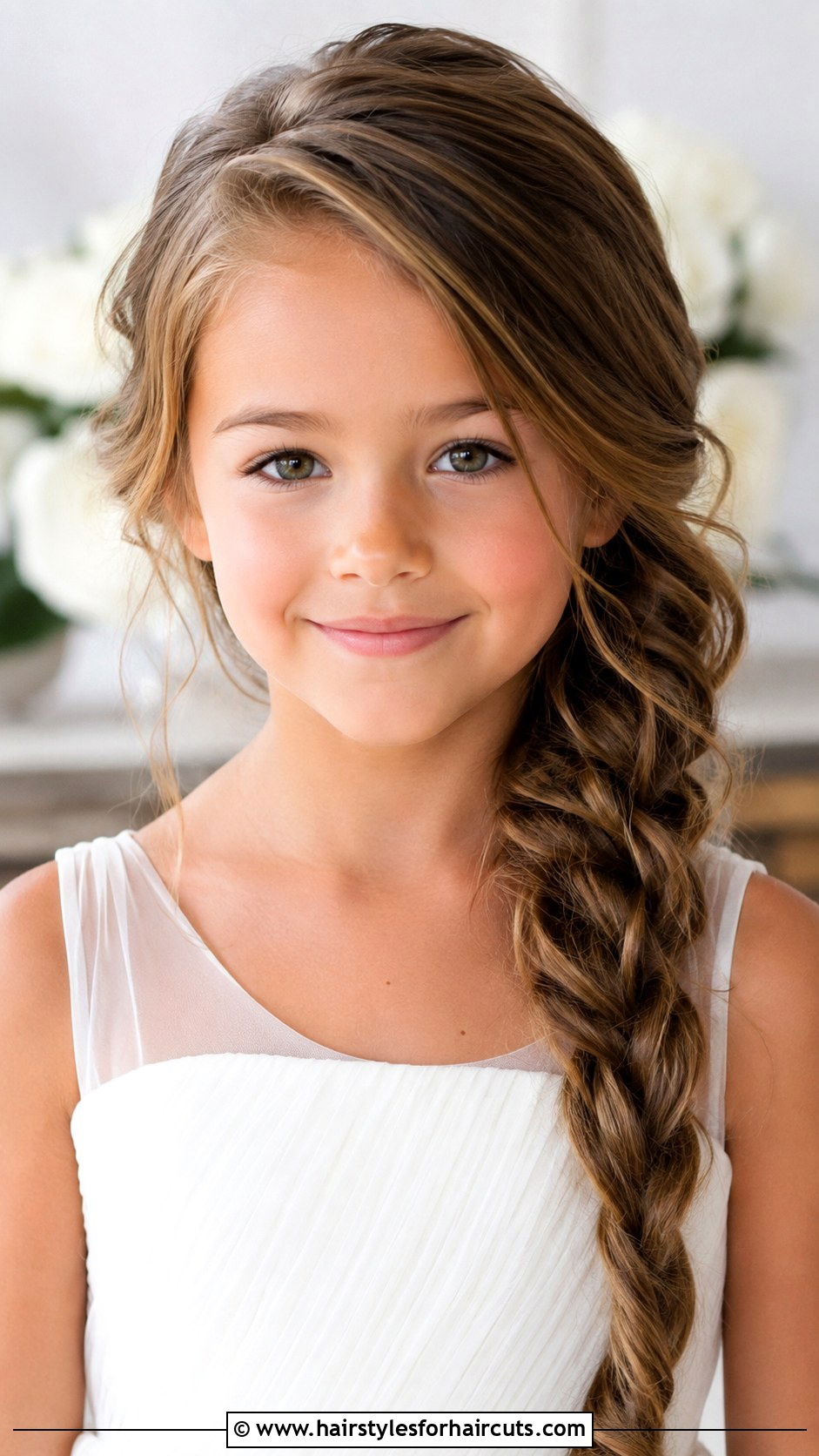 Loose Side Braid - 25 junior bridesmaid hairstyles - 25 junior bridesmaid hairstyles