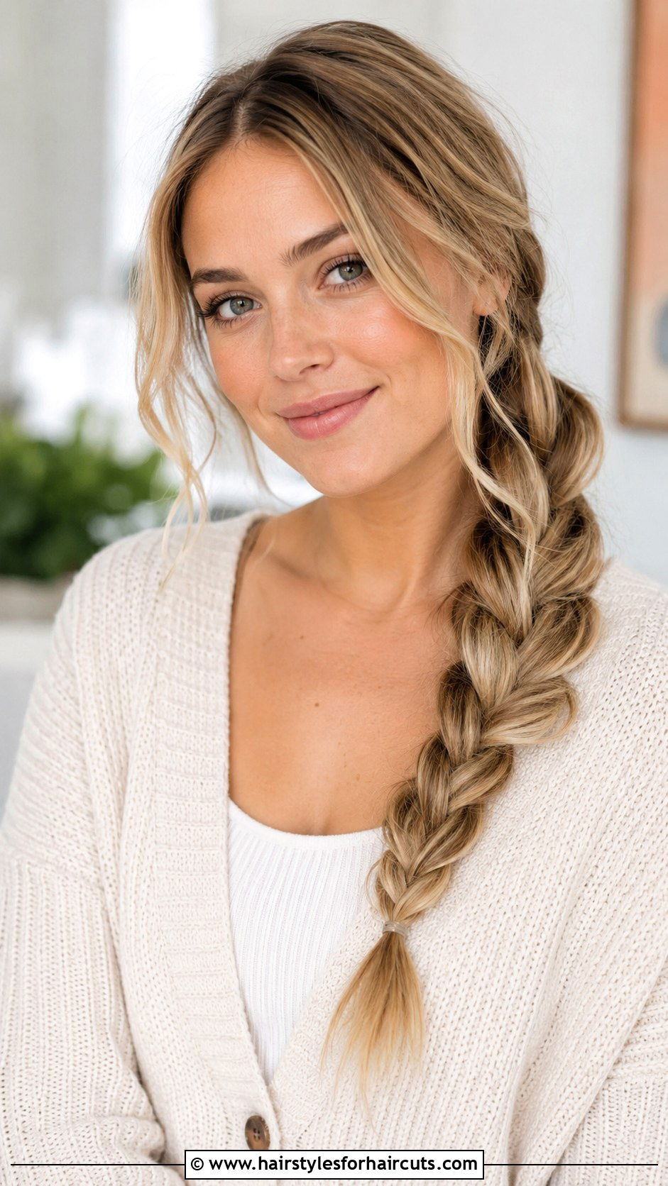 Loose Side Braid Hair Extension - 25 hair extension hairstyles - 25 hair extension hairstyles