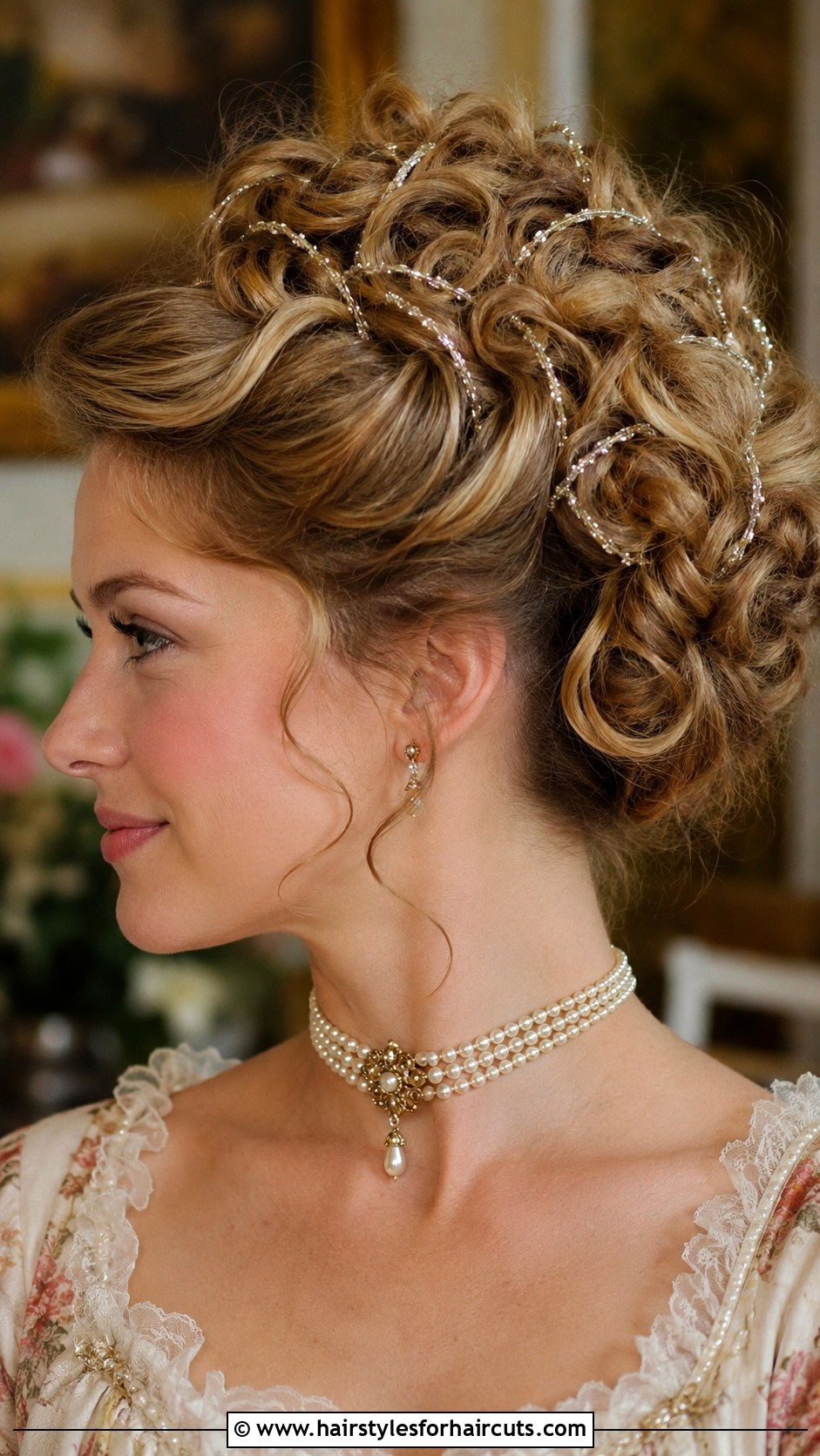 Loose Side Braid With Tinsel Strands - 25 hair tinsel hairstyles - 25 hair tinsel hairstyles