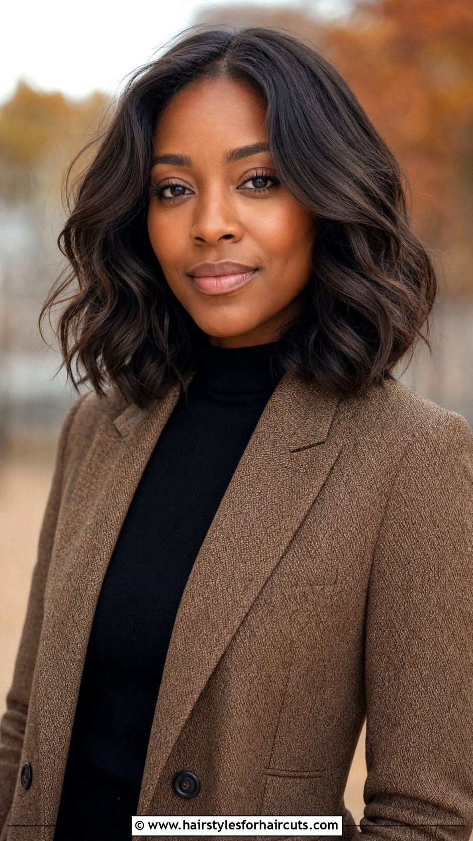 Loose Wave Lob - 25 loose wave hairstyles for black hair - 25 loose wave hairstyles for black hair