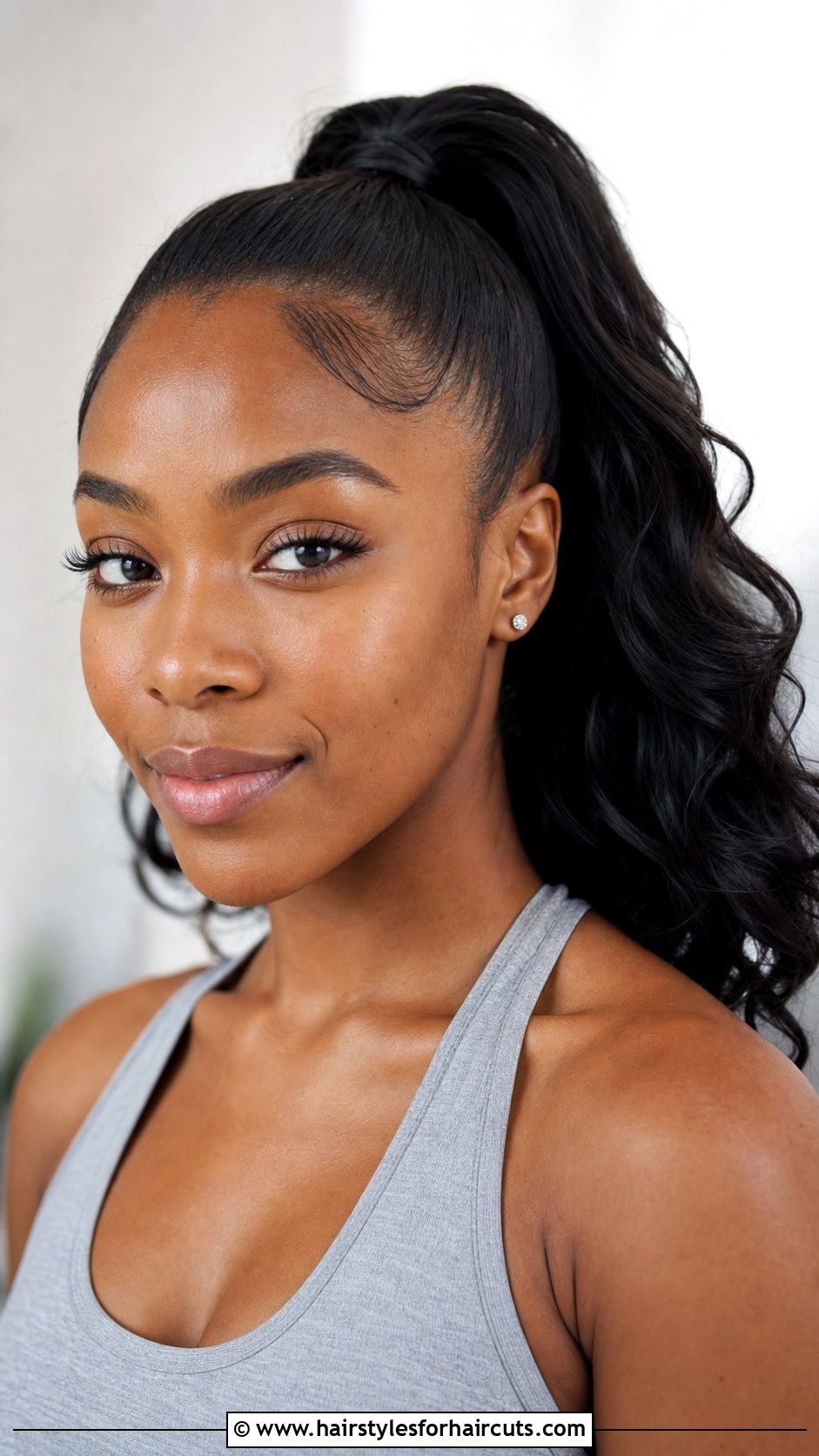 Loose Wave Ponytail - 25 loose wave hairstyles for black hair - 25 loose wave hairstyles for black hair