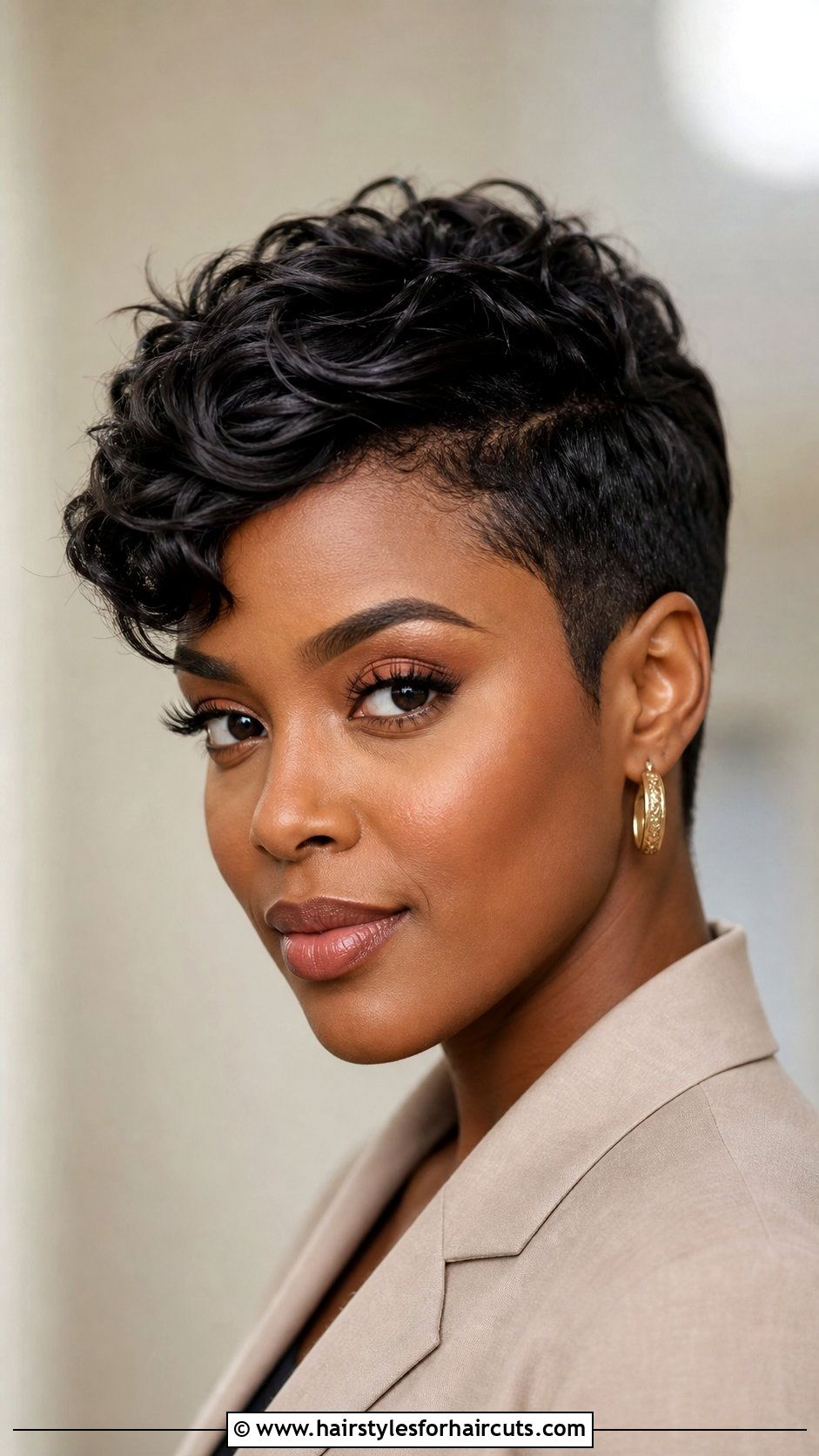 Loose Wave Tapered Cut - 25 loose wave hairstyles for black hair - 25 loose wave hairstyles for black hair