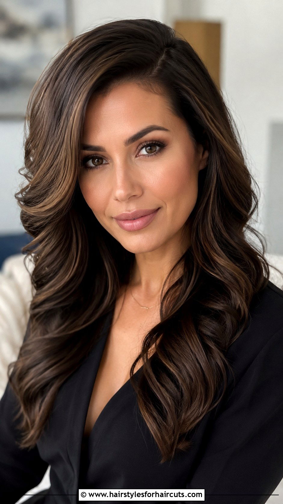 Loose Waves With A Deep Side Part - 25 easy hairstyles for medium hair no braids - 25 easy hairstyles for medium hair no braids