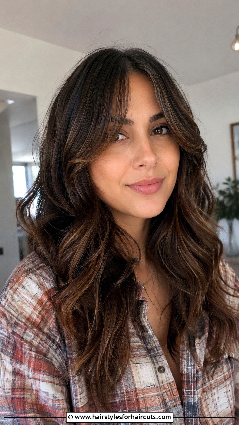 Loose Waves With Face Framing Pieces - 25 thanksgiving hairstyles for long hair - 25 thanksgiving hairstyles for long hair