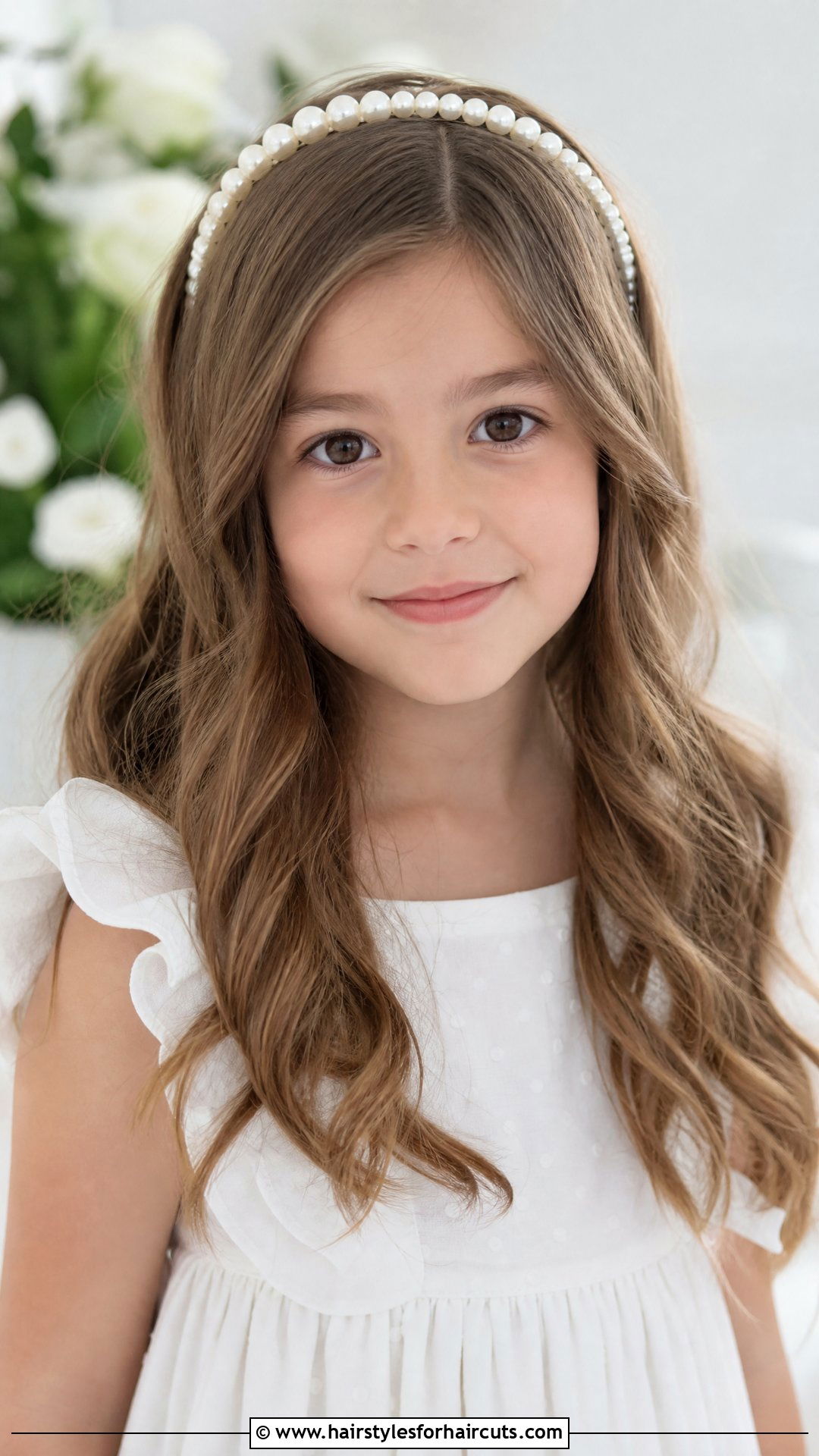 Loose Waves With Headband - 25 first communion hairstyles - 25 first communion hairstyles