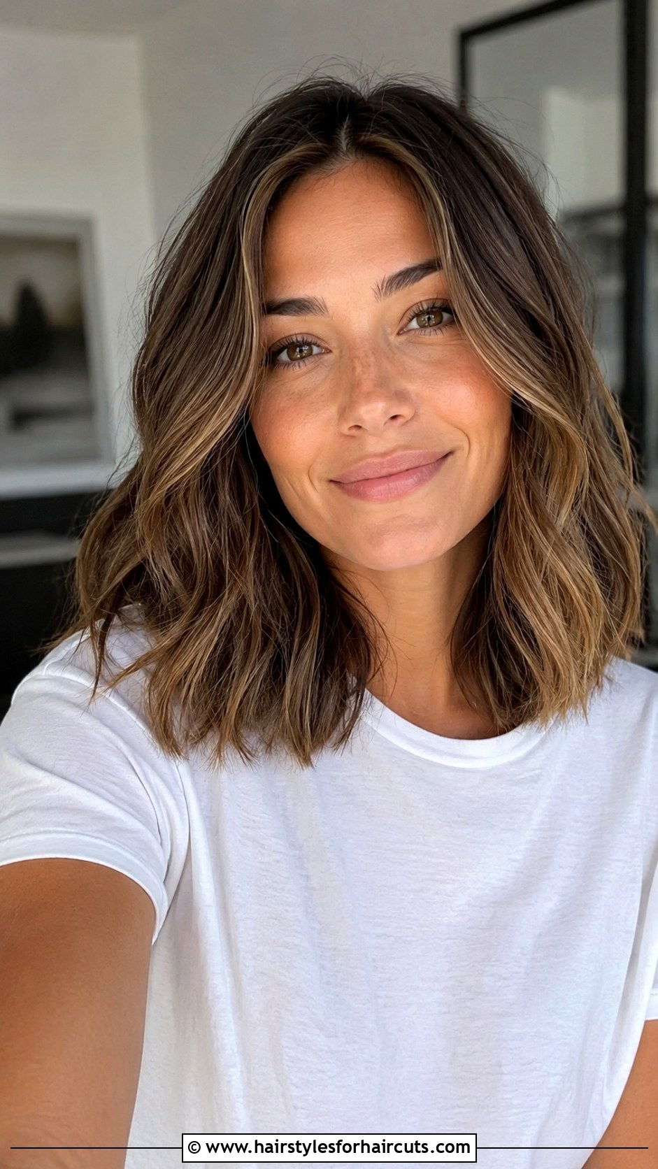 Loose Wavy Lob - 25 hair roller hairstyles - 25 hair roller hairstyles