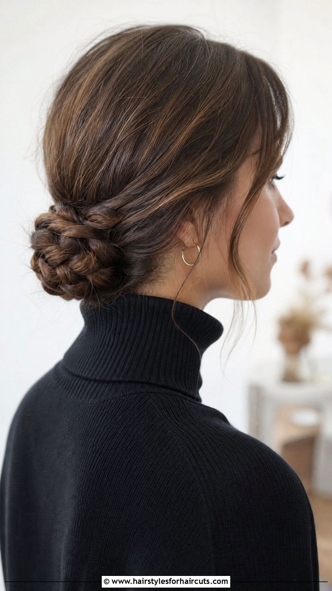 Low Braided Bun For White Hair - 25 protective hairstyles for white hair - 25 protective hairstyles for white hair