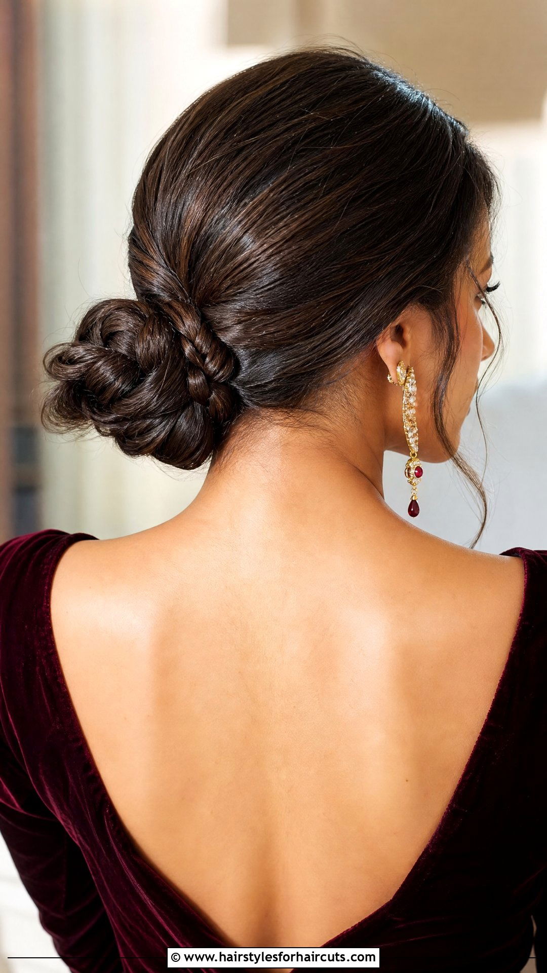 Low Braided Bun Wedding Guest Straight Hair - 25 wedding guest hairstyles straight hair - 25 wedding guest hairstyles straight hair
