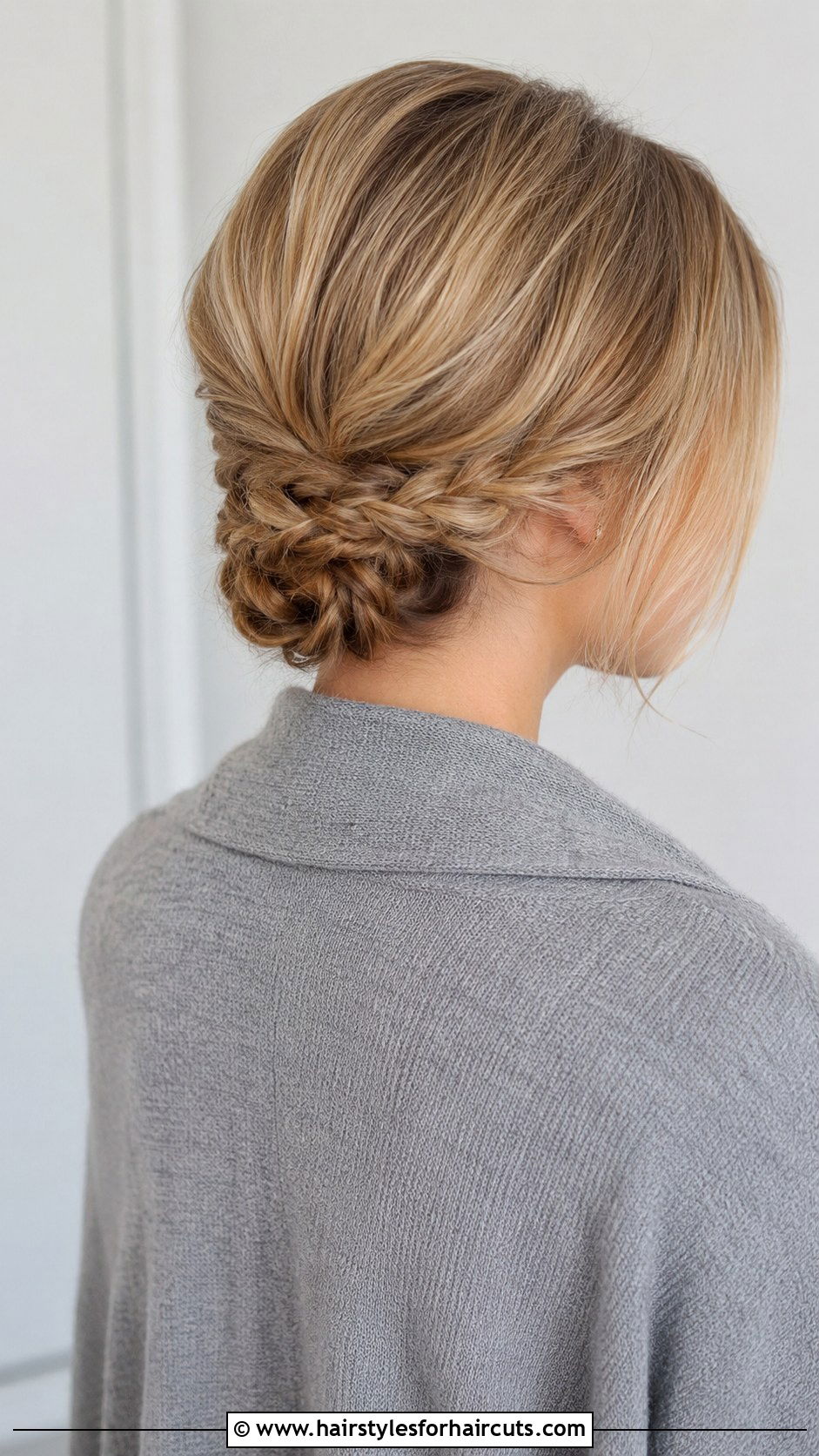 Low Braided Chignon For Short Hair - 25 ballet hairstyles for short hair - 25 ballet hairstyles for short hair