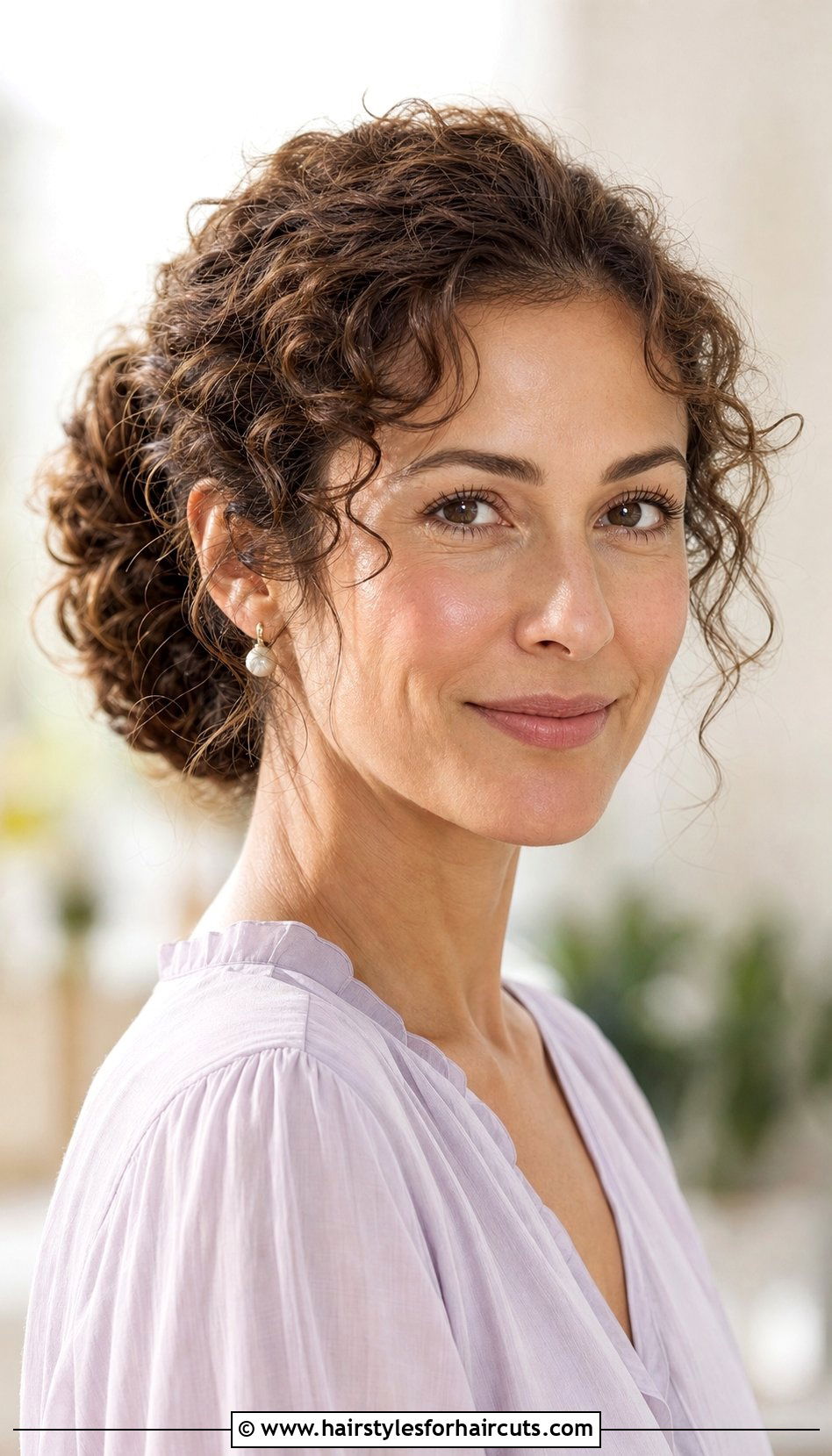 Low Bun For Fine Curly Hair - 25 low bun hairstyles for curly hair - 25 low bun hairstyles for curly hair