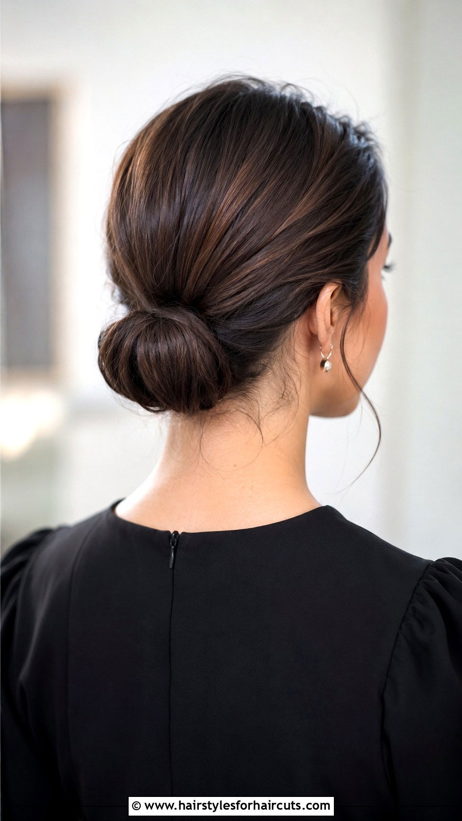 Low Bun For Medium Hair - 25 funeral hairstyles for medium hair - 25 funeral hairstyles for medium hair