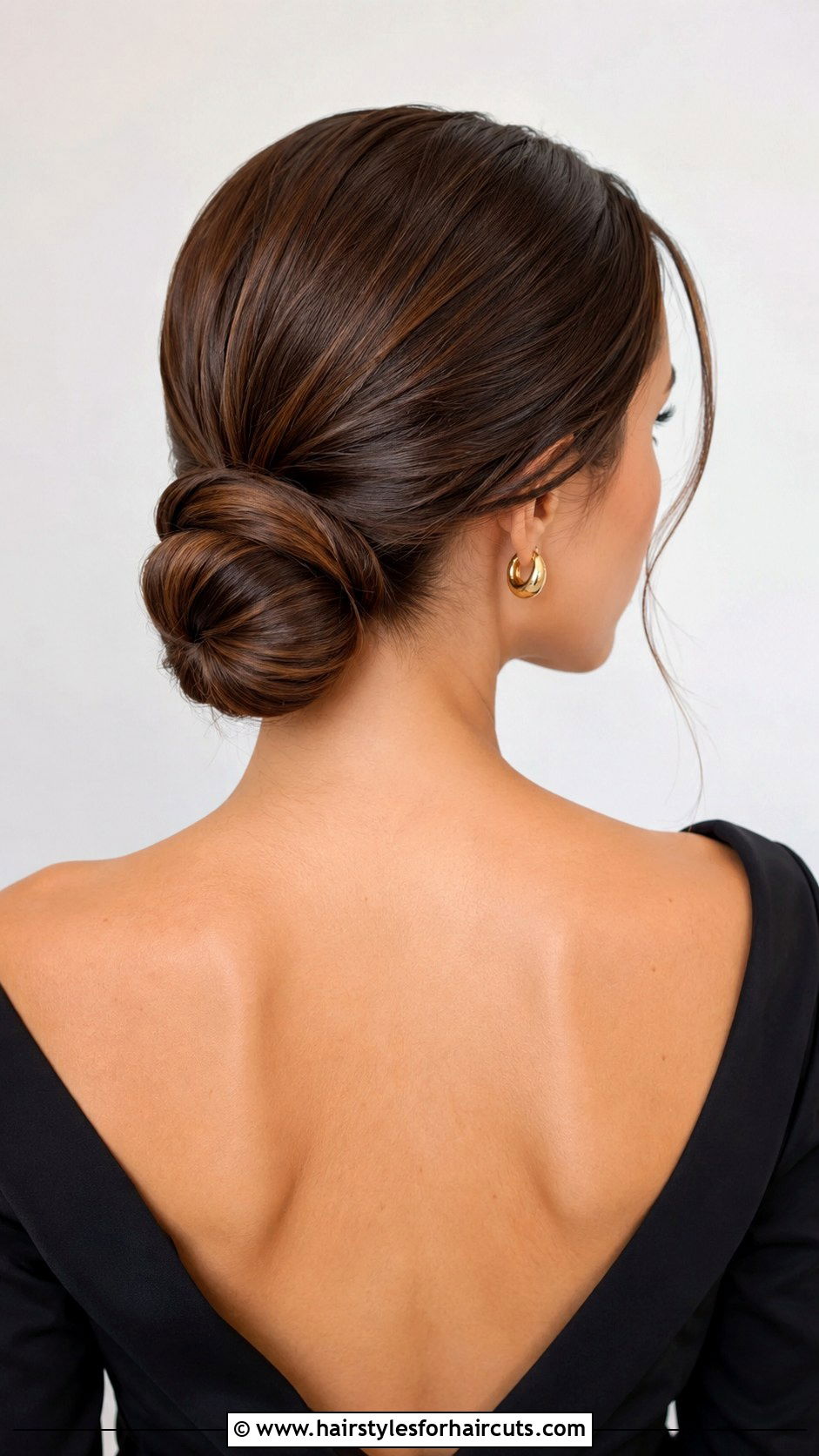 Low Bun Updo - 25 asian female hairstyles - 25 asian female hairstyles