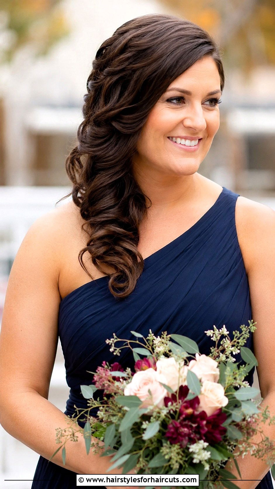 Low Chignon Bridesmaid Hairstyle - 25 hairstyles for bridesmaids - 25 hairstyles for bridesmaids